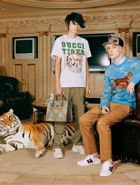 tiger back gucci sweater|New Gucci Tiger Collection for Year of the Tiger .